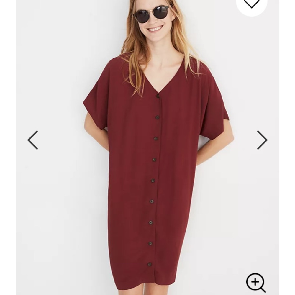 Madewell Button Front Easy Dress